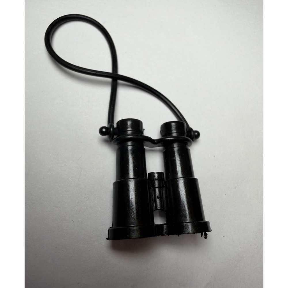 1970s Hasbro GI Joe Adventure Team  Black Binoculars  Vintage With Black Cord